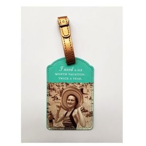 Vintage I Need 6 Months Vacation Luggage Tag